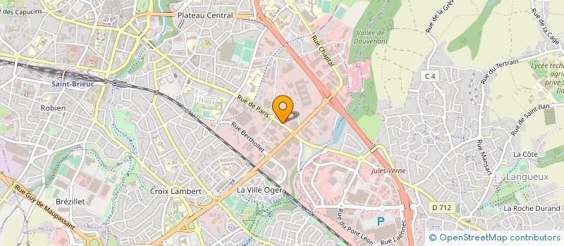 localisation de l'entreprise SARL LE MOULLEC ASSURANCES à SAINT-BRIEUC