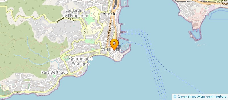 localisation de l'entreprise SARL LE NAPOLI à AJACCIO