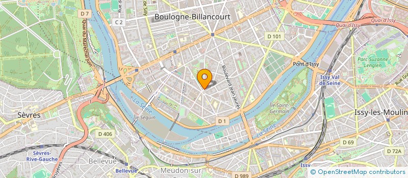 localisation de l'entreprise SARL LE NATIONAL à BOULOGNE-BILLANCOURT