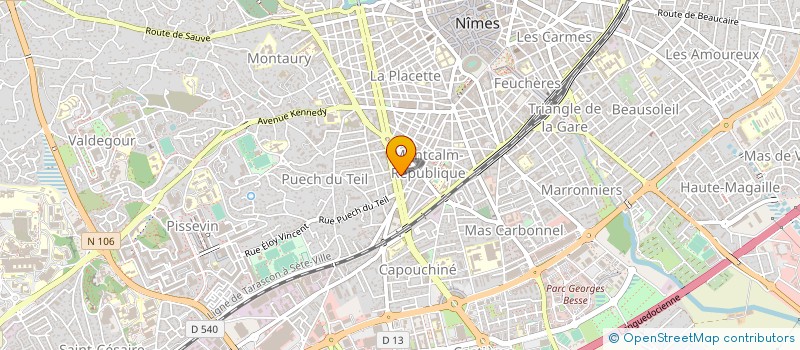 localisation de l'entreprise SARL LE NEMAUSUS à NIMES