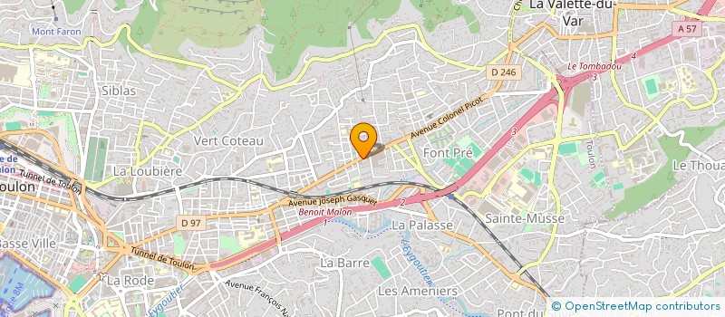 localisation de l'entreprise SARL LE NEW'S à TOULON