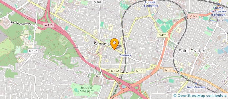 localisation de l'entreprise SARL LE NID D OR à SANNOIS
