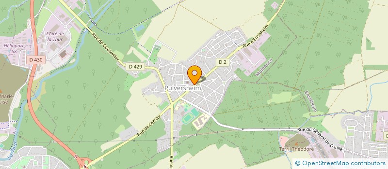 localisation de l'entreprise SARL LE NID DES COUCOUS  PULVERSHEIM