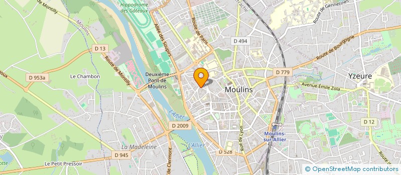 localisation de l'entreprise SARL LE NORMANDIE à MOULINS