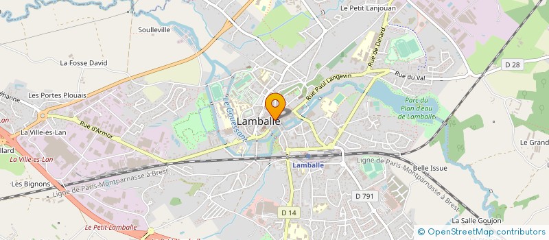 localisation de l'entreprise SARL LE NOTRE ANTOINE à LAMBALLE-ARMOR