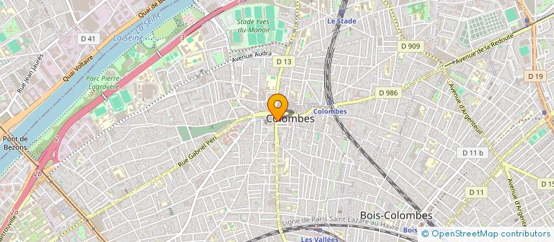 localisation de l'entreprise SARL LE NY/N  COLOMBES