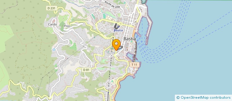 localisation de l'entreprise SARL LE NYX à BASTIA