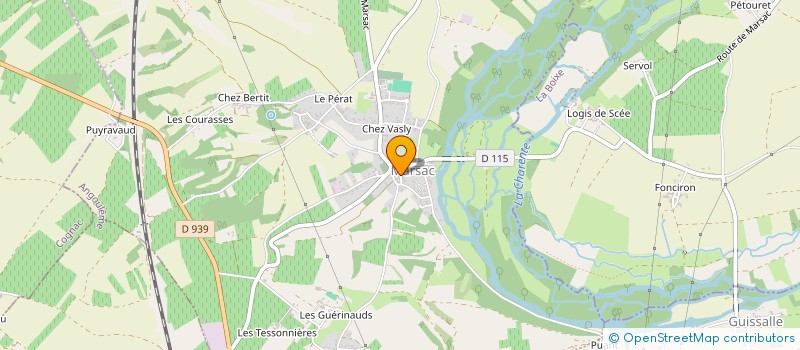 localisation de l'entreprise SARL LE P'TIT FACADIER à MARSAC