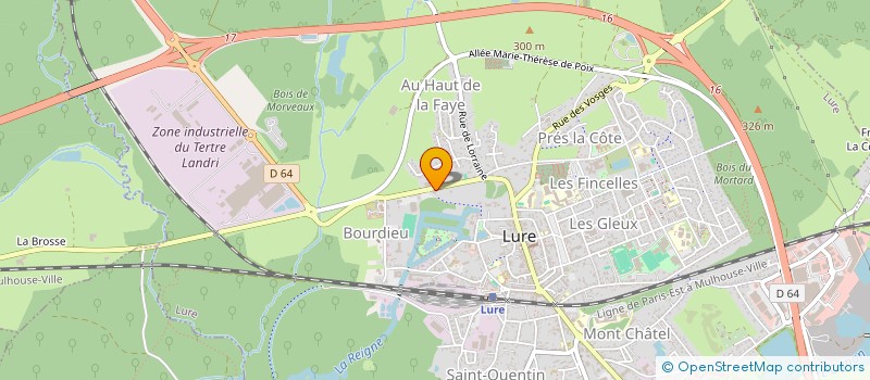 localisation de l'entreprise SARL LE PACHA 2  LURE