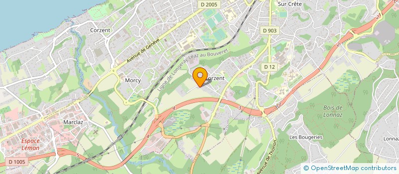 localisation de l'entreprise SARL LE PAGE à THONON-LES-BAINS
