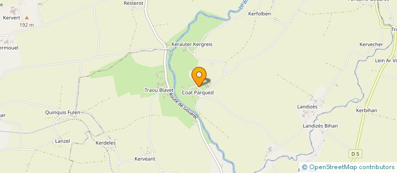 localisation de l'entreprise SARL LE PAGE JDB  SAINTE-TREPHINE