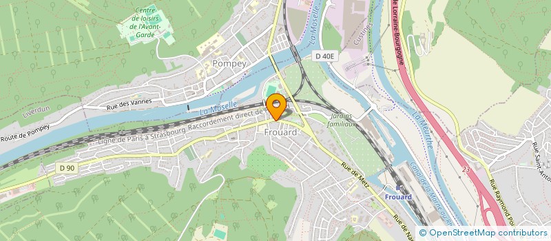 localisation de l'entreprise SARL LE PAIN AU LEVAIN à FROUARD