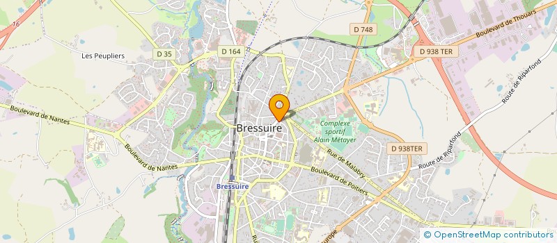 localisation de l'entreprise SARL LE PAIN D'PONPON à BRESSUIRE