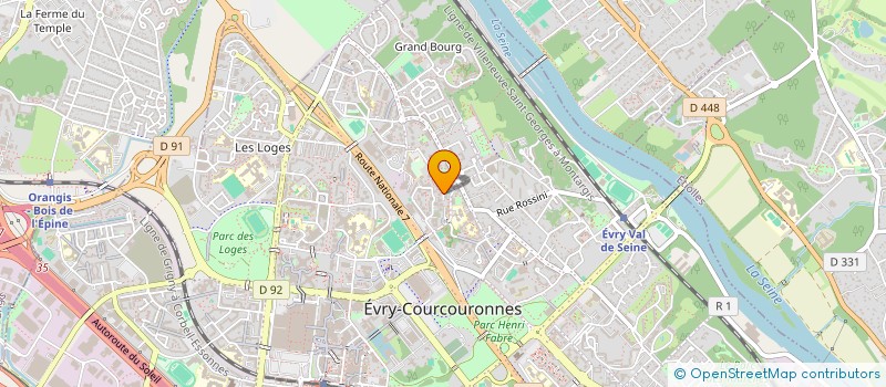 localisation de l'entreprise SARL LE PAIN DORE à EVRY-COURCOURONNES
