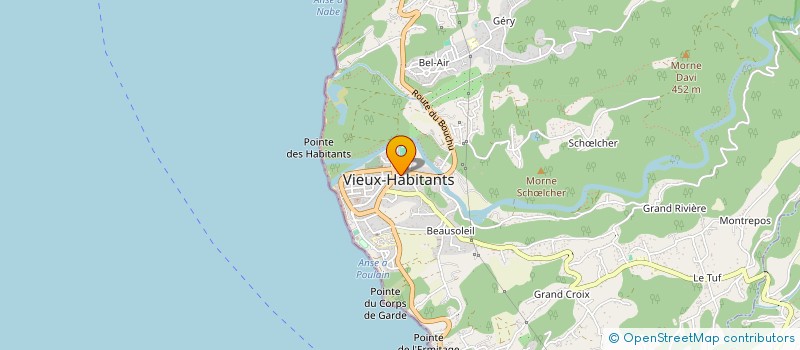 localisation de l'entreprise SARL LE PAIN OBLE à VIEUX-HABITANTS