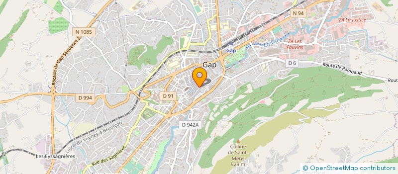 localisation de l'entreprise SARL LE PALACE à GAP