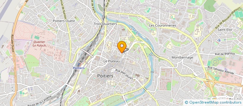 localisation de l'entreprise SARL LE PALAIS DU FROMAGE à POITIERS