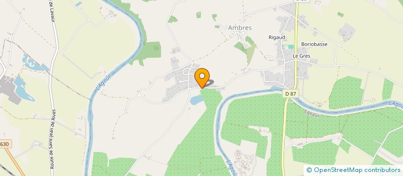 localisation de l'entreprise SARL LE PALAIS GOURMAND  AMBRES