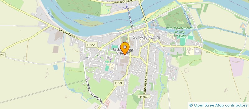 localisation de l'entreprise SARL LE PALMIER à SULLY-SUR-LOIRE