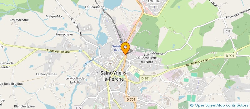 localisation de l'entreprise SARL LE PANIER AREDIEN à SAINT-YRIEIX-LA-PERCHE