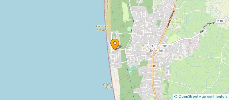 localisation de l'entreprise SARL LE PARASOL  NOTRE-DAME-DE-MONTS