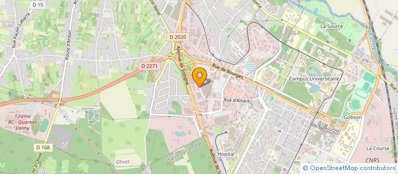 localisation de l'entreprise SARL LE PARC  OLIVET
