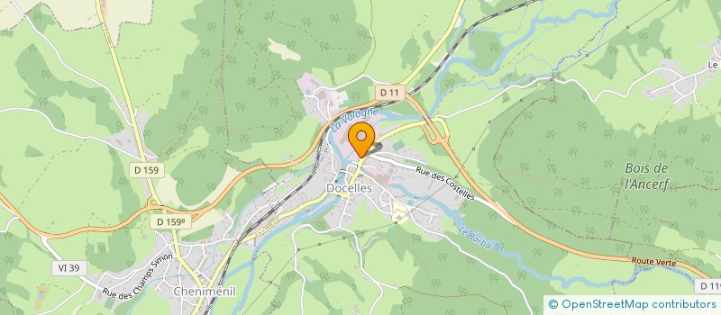 localisation de l'entreprise SARL LE PARCHEMIN  DOCELLES