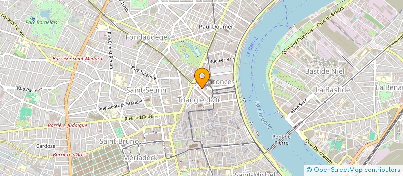 localisation de l'entreprise SARL LE PARI TOURNY  BORDEAUX