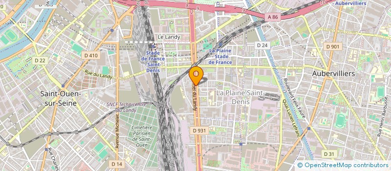 localisation de l'entreprise SARL LE PARIS SAINT DENIS à SAINT-DENIS