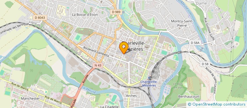 localisation de l'entreprise SARL LE PARISIEN à CHARLEVILLE-MEZIERES