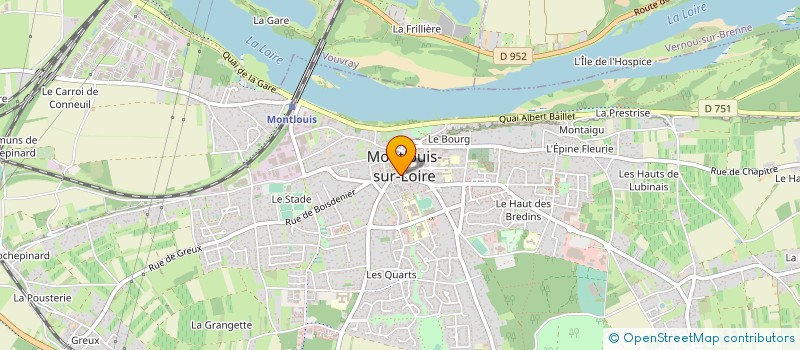 localisation de l'entreprise SARL LE PARRAIN  MONTLOUIS-SUR-LOIRE