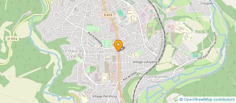 localisation de l'entreprise SARL LE PASSIFLORE à CHAUMONT