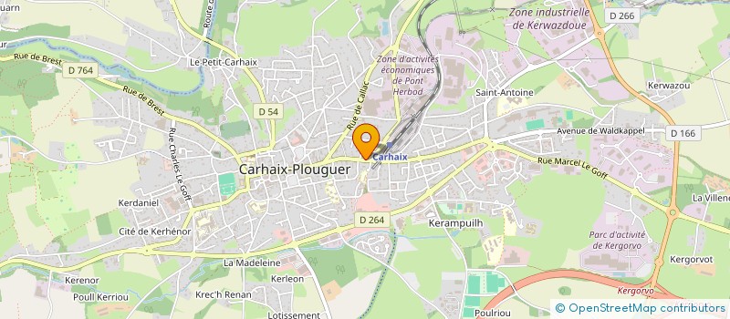 localisation de l'entreprise SARL LE PECHE MIGNON à CARHAIX PLOUGUER