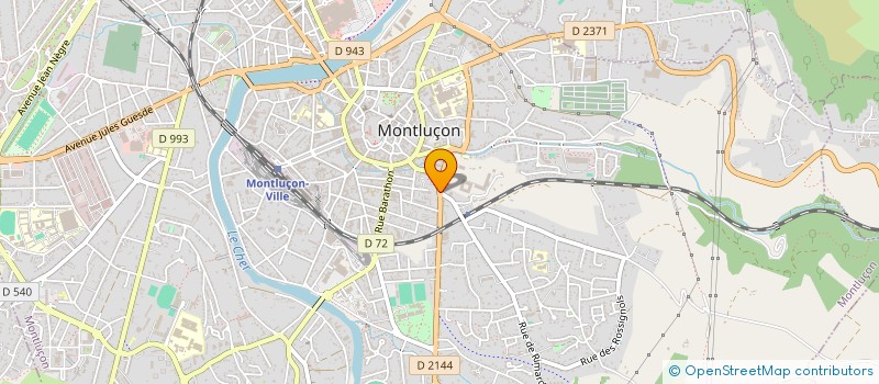 localisation de l'entreprise SARL LE PECHEUR DES FORGES à MONTLUCON