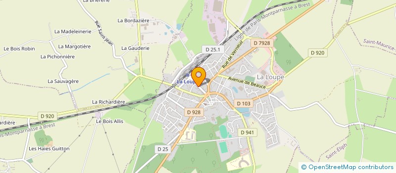localisation de l'entreprise SARL LE PERCHE EURE-ET-LOIR SERVICES à LA LOUPE