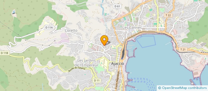 localisation de l'entreprise SARL LE PESCADOU à AJACCIO