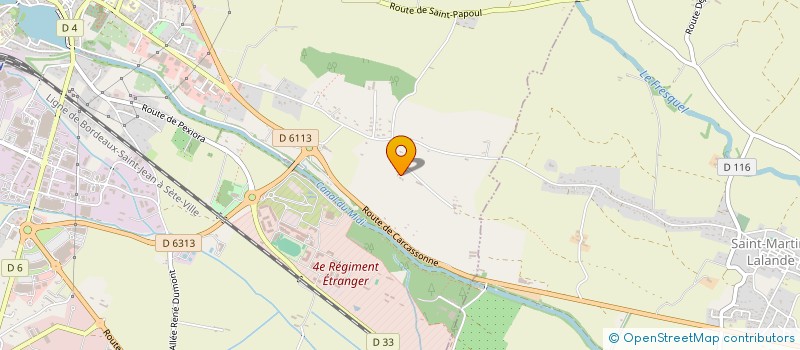 localisation de l'entreprise SARL LE PESCAJOU  CASTELNAUDARY