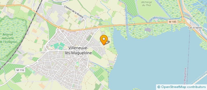 localisation de l'entreprise SARL LE PESQUIER à VILLENEUVE-LES-MAGUELONE