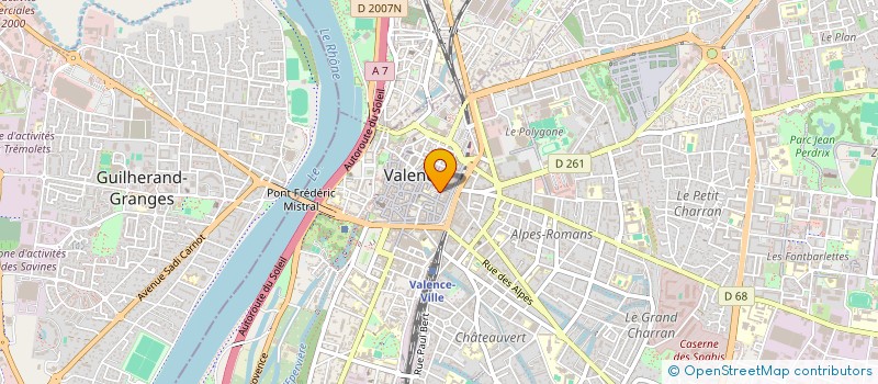 localisation de l'entreprise SARL LE PETIT CERF à VALENCE