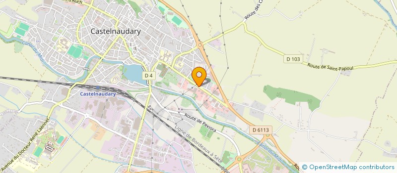 localisation de l'entreprise SARL LE PETIT D'OC  CASTELNAUDARY