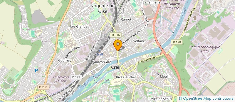 localisation de l'entreprise SARL LE PETIT LORD  CREIL