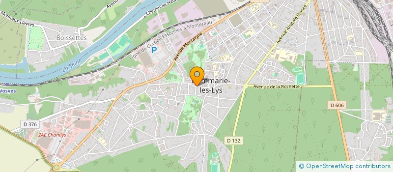 localisation de l'entreprise SARL LE PETIT LYS à DAMMARIE-LES-LYS