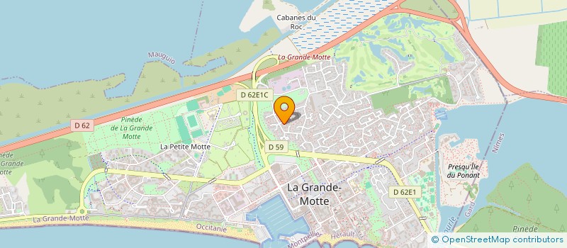 localisation de l'entreprise SARL LE PETIT MOULIN à LA GRANDE-MOTTE