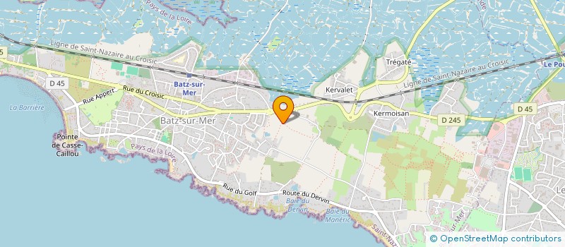 localisation de l'entreprise SARL LE PHARE à BATZ-SUR-MER