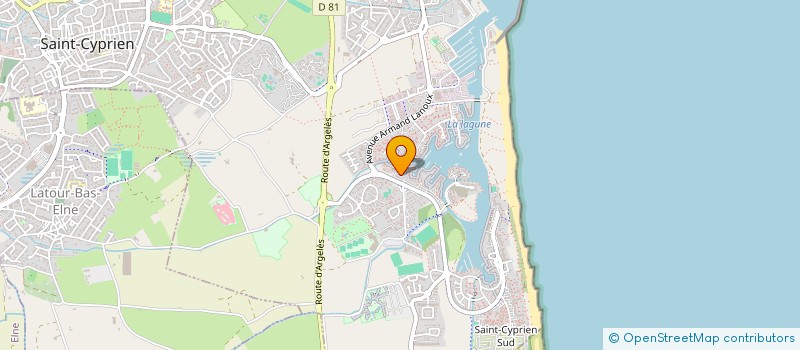 localisation de l'entreprise SARL LE PHARE  SAINT-CYPRIEN