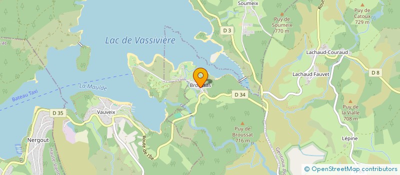 localisation de l'entreprise SARL LE PHARE à FAUX LA MONTAGNE