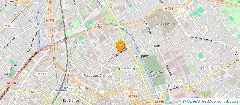 localisation de l'entreprise SARL LE PHENIX à ROUBAIX