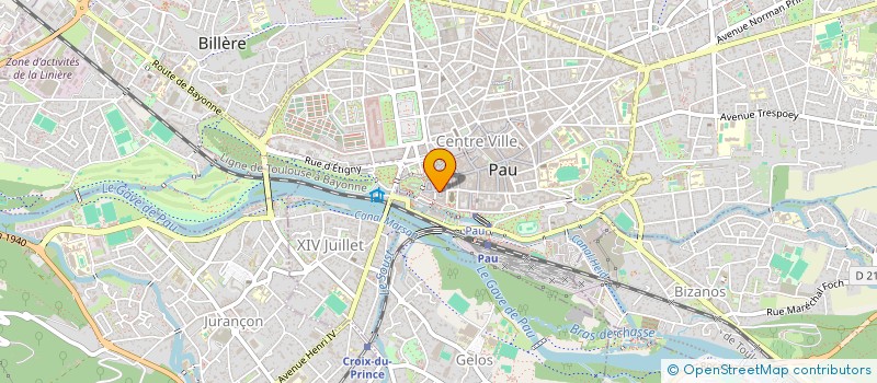 localisation de l'entreprise SARL LE PIANO à PAU