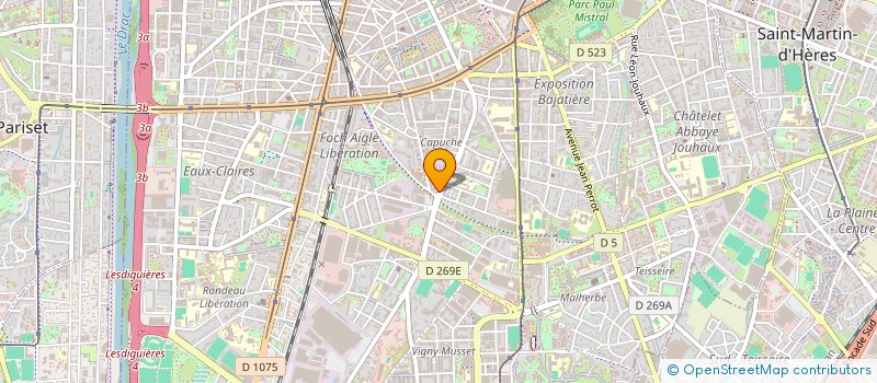 localisation de l'entreprise SARL LE PICADILLY  GRENOBLE