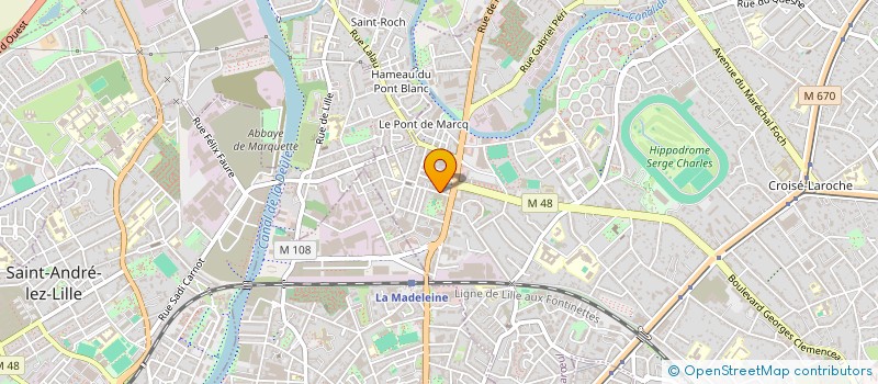 localisation de l'entreprise SARL LE PILI-PILI à MARCQ-EN-BARŒUL